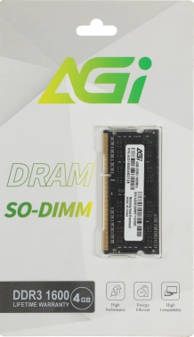 Память DDR3 4GB 1600MHz AGi  AGI160004SD128
