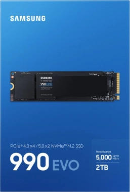 Накопитель SSD Samsung PCIe 4.0 x4 2TB MZ-V9E2T0BW 990 EVO