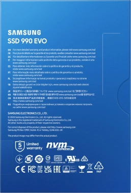 Накопитель SSD Samsung PCIe 4.0 x4 2TB MZ-V9E2T0BW 990 EVO