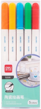 Фломастеры для керамики Deli  SU100