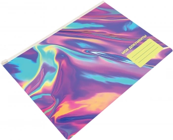 Папка на молнии ZIP Silwerhof Oil A5+ ПВХ 0.25мм