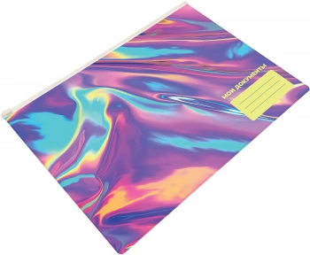 Папка на молнии ZIP Silwerhof Oil A4+ ПВХ 0.25мм