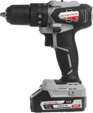 Дрель-шуруповерт Интерскол ДАУ-13/18В без АКБ и ЗУ