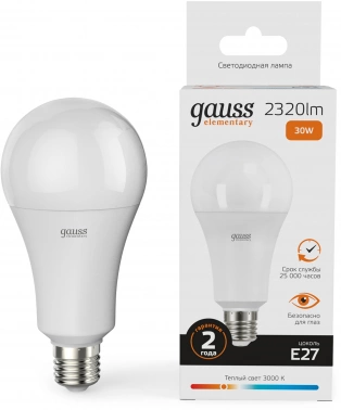 Лампа светодиодная Gauss Elementary  A67