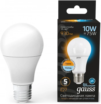 Лампа светодиодная Gauss  A60