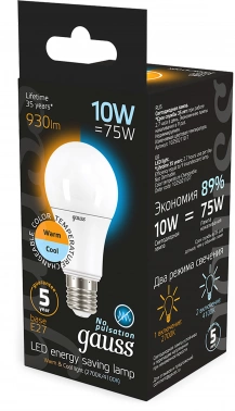 Лампа светодиодная Gauss  A60