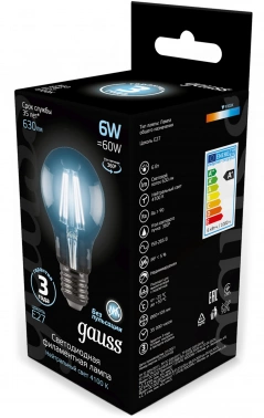 Лампа филам. Gauss Filament  A60