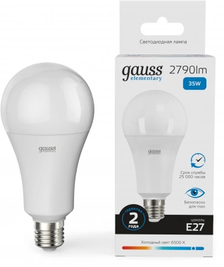 Лампа светодиодная Gauss Elementary  A67