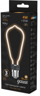 Лампа светодиодная Gauss Filament  1005802104