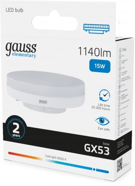 Лампа светодиодная Gauss Elementary  83835