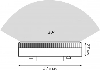 Лампа светодиодная Gauss  108008311