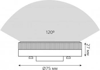 Лампа светодиодная Gauss  108008308