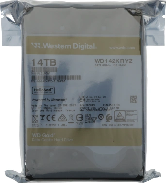Жесткий диск WD SATA-III 14TB  WD142KRYZ