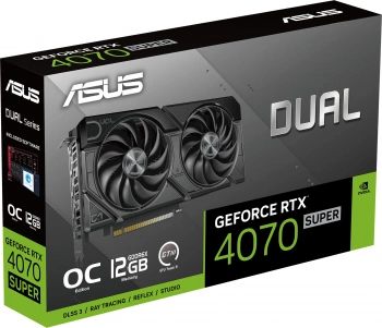 Видеокарта Asus PCI-E 4.0  DUAL-RTX4070S-O12G-EVO