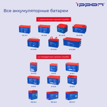 Батарея для ИБП Ippon IPE12-7