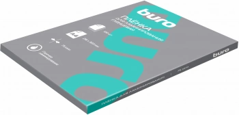Пленка для ламинирования Buro 75мкм A4 (100шт) глянцевая 216x303мм