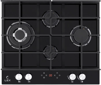 Газовая варочная поверхность Lex GVG 644 T BL