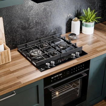 Газовая варочная поверхность Lex GVG 644 T BL