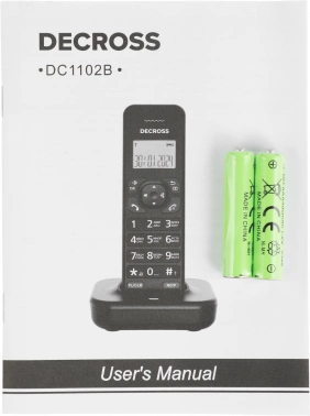 Р/Телефон Dect Decross DC1102B