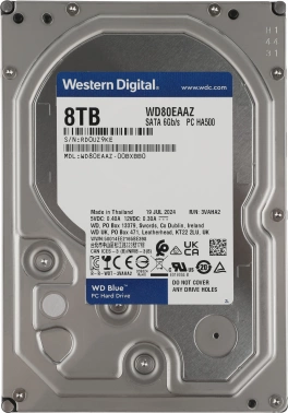 Жесткий диск WD SATA-III 8TB  WD80EAAZ