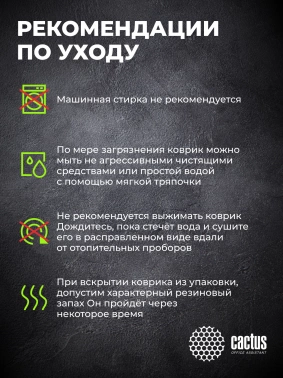 Коврик для мыши Cactus Black Mesh