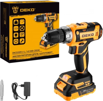 Дрель-шуруповерт Deko DKCD20FU-Li