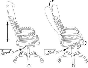 Кресло эргономичное Бюрократ  CH-610SL