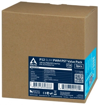 Вентилятор для корпуса Arctic Cooling  P12 Slim PST