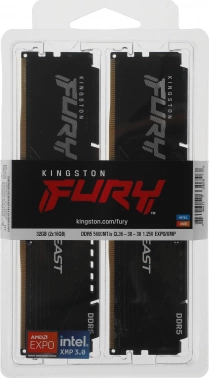 Память DDR5 2x16GB 5600MHz Kingston  KF556C36BBEK2-32