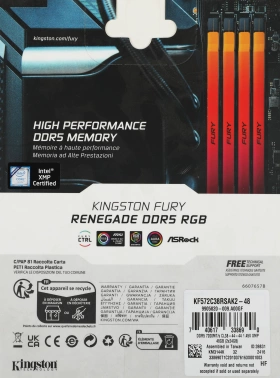 Память DDR5 2x24GB 7200MHz Kingston  KF572C38RSAK2-48