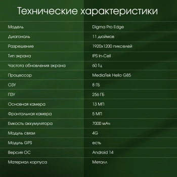 Планшет Digma Pro Edge