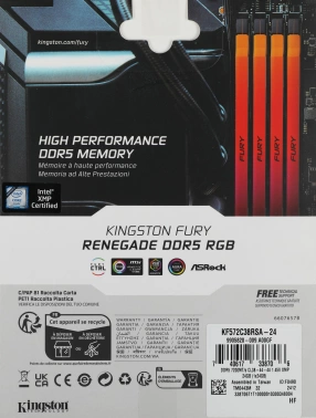 Память DDR5 24GB 7200MHz Kingston  KF572C38RSA-24