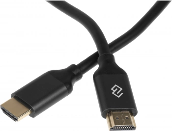 Кабель аудио-видео Digma HDMI (m)/HDMI (m) 2м. феррит.кольца позолоч.конт. черный (D-HDMI-V2.1-2M)