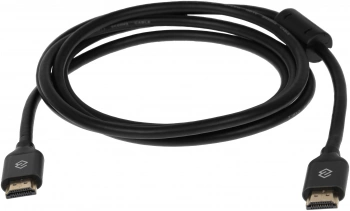 Кабель аудио-видео Digma HDMI (m)/HDMI (m) 2м. феррит.кольца позолоч.конт. черный (D-HDMI-V2.1-2M)