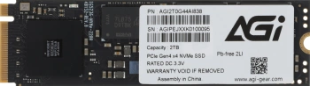 Накопитель SSD AGi PCIe 4.0 x4 2TB AGI2T0G44AI838