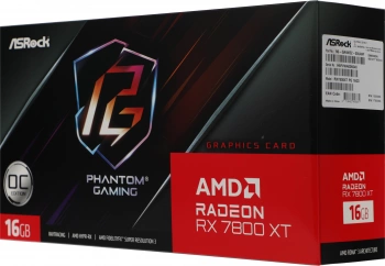 Видеокарта Asrock PCI-E 4.0  RX7800XT PG 16GO
