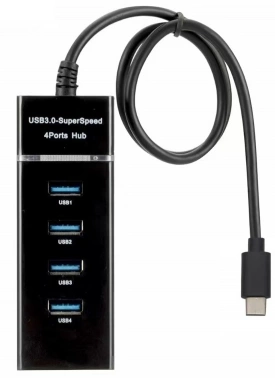 Разветвитель USB-C Digma DHUB-4USB-C-3.0