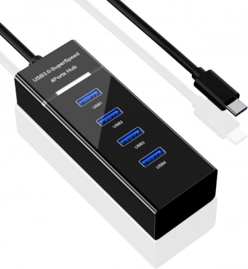 Разветвитель USB-C Digma DHUB-4USB-C-3.0