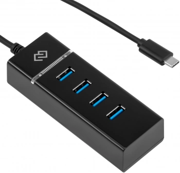 Разветвитель USB-C Digma DHUB-4USB-C-3.0