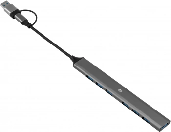 Разветвитель USB-C + USB-A Digma DHUB-7USB-AC-3.0