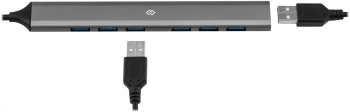 Разветвитель USB-C + USB-A Digma DHUB-7USB-AC-3.0