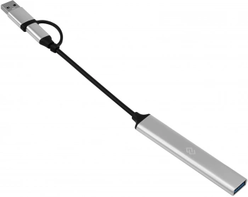 Разветвитель USB-C + USB-A Digma DHUB-4USB-AC-2.0