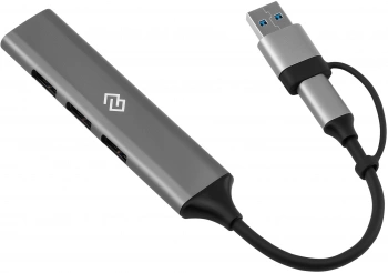 Разветвитель USB-C + USB-A Digma DHUB-4USB-AC-3.0