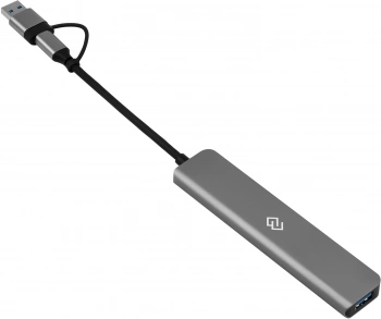Разветвитель USB-C + USB-A Digma DHUB-7USB-AC