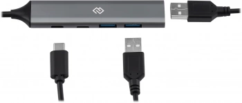 Разветвитель USB-C Digma DHUB-5USB-AC-3.0