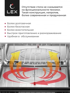 Микроволновая печь Lex BIMO 25.03 INOX
