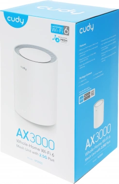 Бесшовный Mesh роутер Cudy M3000