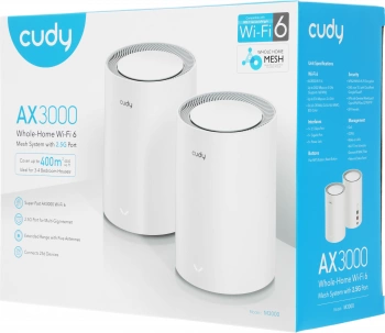 Бесшовный Mesh роутер Cudy M3000