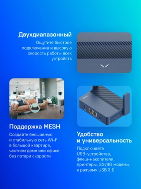 Маршрутизатор Cudy TR3000