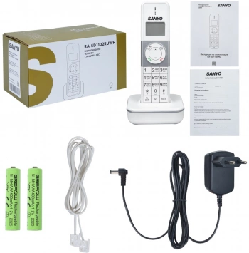 Р/Телефон Dect Sanyo RA-SD1102RUWH